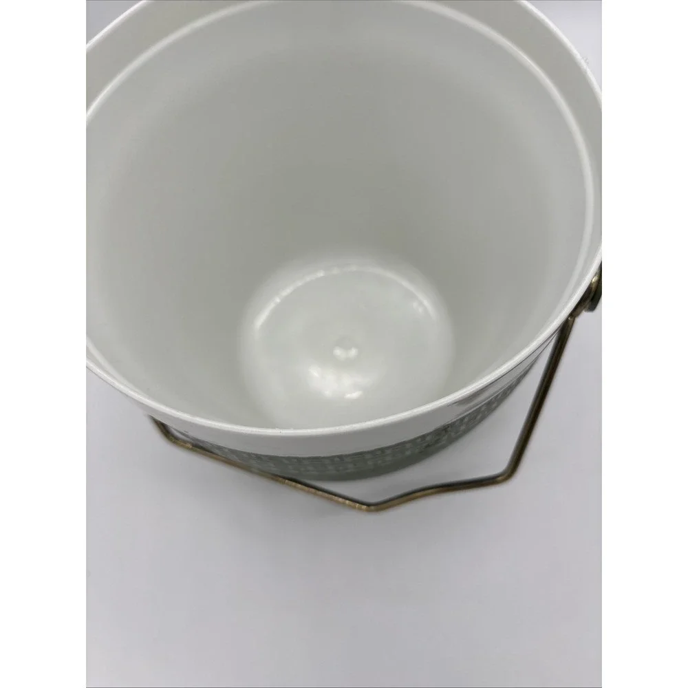 Mid Century Modern Therm O‎ Ware Avocado Green Matching Pitcher And Ice Bucket